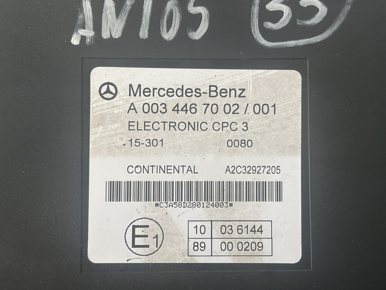 MERCEDES ANTOS MP4 CPC3 - Блок управления: фото 2 MERCEDES ANTOS MP4 CPC3 - Блок управления: фото 2