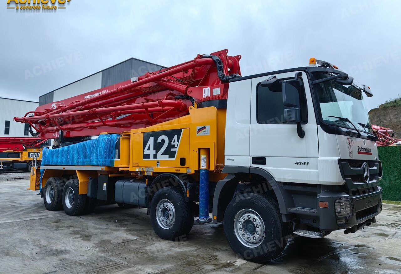 PUTZMEISTER Mercedes-Benz Actros 4141 concrete pumpM42-4R 170 m³【ACHIEVE】TOP CONDITION!!! - Автобетононасос: фото 1 PUTZMEISTER Mercedes-Benz Actros 4141 concrete pumpM42-4R 170 m³【ACHIEVE】TOP CONDITION!!! - Автобетононасос: фото 1