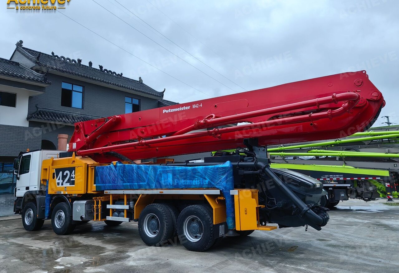 PUTZMEISTER Mercedes-Benz Actros 4141 concrete pumpM42-4R 170 m³【ACHIEVE】TOP CONDITION!!! - Автобетононасос: фото 3 PUTZMEISTER Mercedes-Benz Actros 4141 concrete pumpM42-4R 170 m³【ACHIEVE】TOP CONDITION!!! - Автобетононасос: фото 3