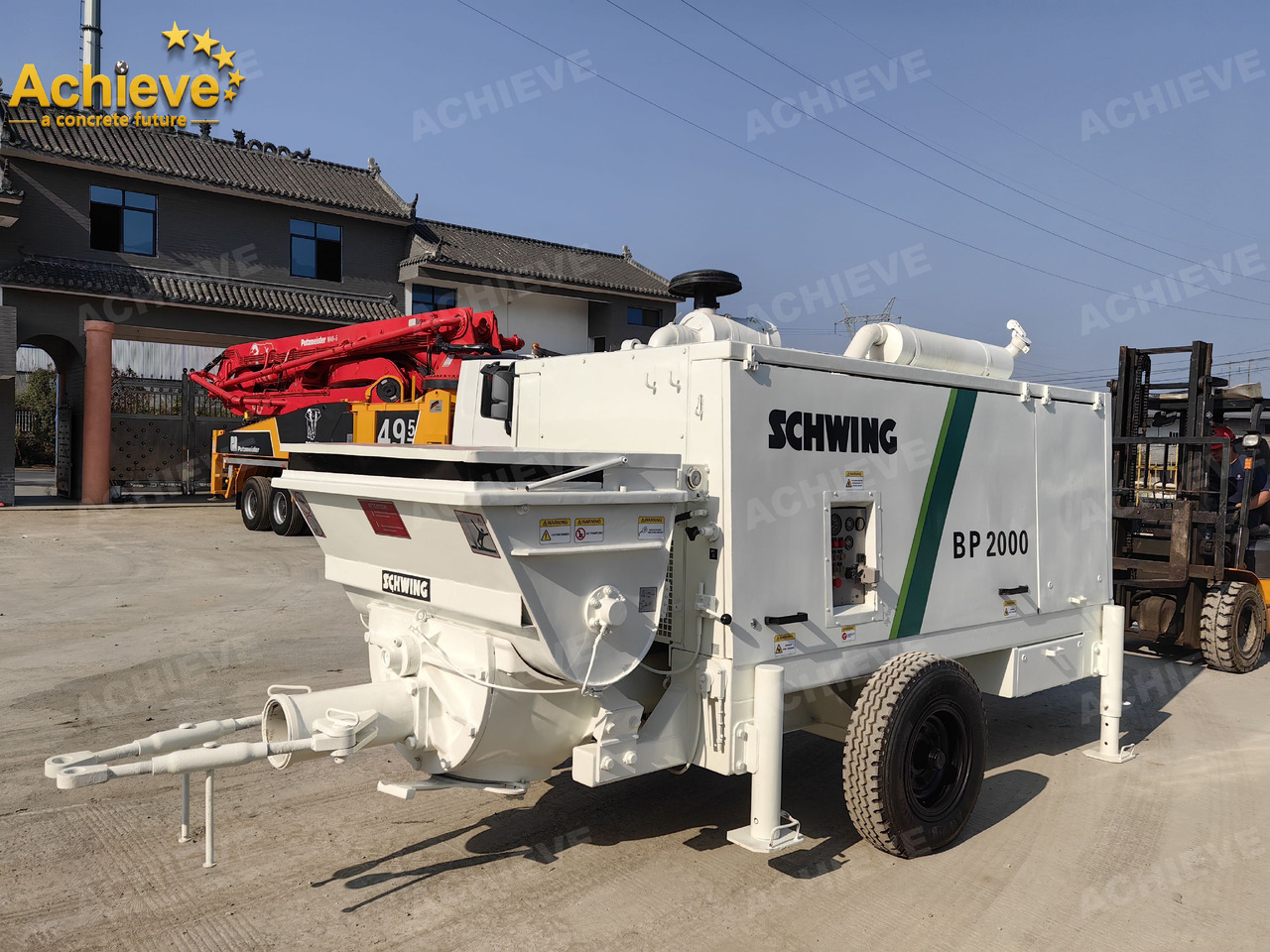Schwing BP2000 5000kg 2008 Concrete Pump With Brand New High Quality 【ACHIEVE】 TOP CONDITION!!! - Бетононасос стационарный: фото 2 Schwing BP2000 5000kg 2008 Concrete Pump With Brand New High Quality 【ACHIEVE】 TOP CONDITION!!! - Бетононасос стационарный: фото 2