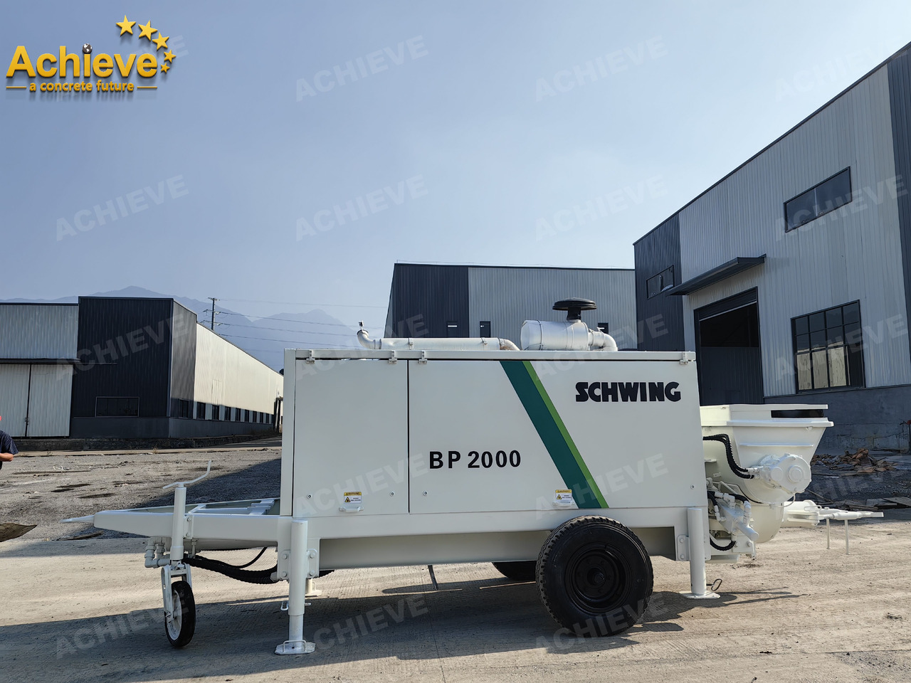 Schwing BP2000 5000kg 2008 Concrete Pump With Brand New High Quality 【ACHIEVE】 TOP CONDITION!!! - Бетононасос стационарный: фото 1 Schwing BP2000 5000kg 2008 Concrete Pump With Brand New High Quality 【ACHIEVE】 TOP CONDITION!!! - Бетононасос стационарный: фото 1