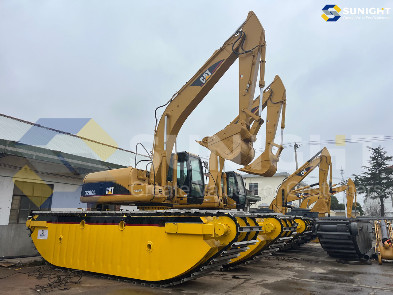 CAT CAT 320CL Aluminum Chassis Amphibious Excavator 20.8 Ton 3066 ATAAC Engine Digger - Водный экскаватор: фото 1 CAT CAT 320CL Aluminum Chassis Amphibious Excavator 20.8 Ton 3066 ATAAC Engine Digger - Водный экскаватор: фото 1