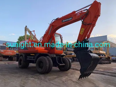 Good Condition Wheel Excavator Doosan Dh150W-7 Tire Excavator on Sale - Гусеничный экскаватор: фото 1 Good Condition Wheel Excavator Doosan Dh150W-7 Tire Excavator on Sale - Гусеничный экскаватор: фото 1
