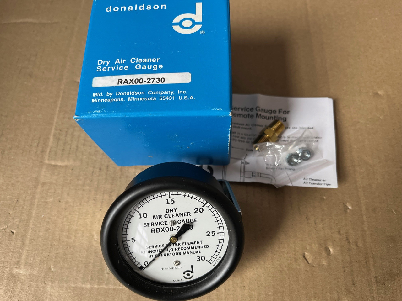 Donaldson RAX00-2730 Indicator - Запчасти для Строительной техники: фото 1 Donaldson RAX00-2730 Indicator - Запчасти для Строительной техники: фото 1