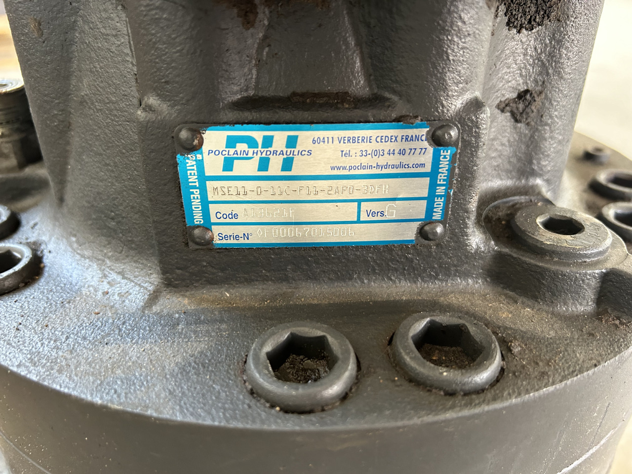 Poclain Hydraulics MSE-11 - Поворотный редуктор для Колёсных экскаваторов: фото 3 Poclain Hydraulics MSE-11 - Поворотный редуктор для Колёсных экскаваторов: фото 3