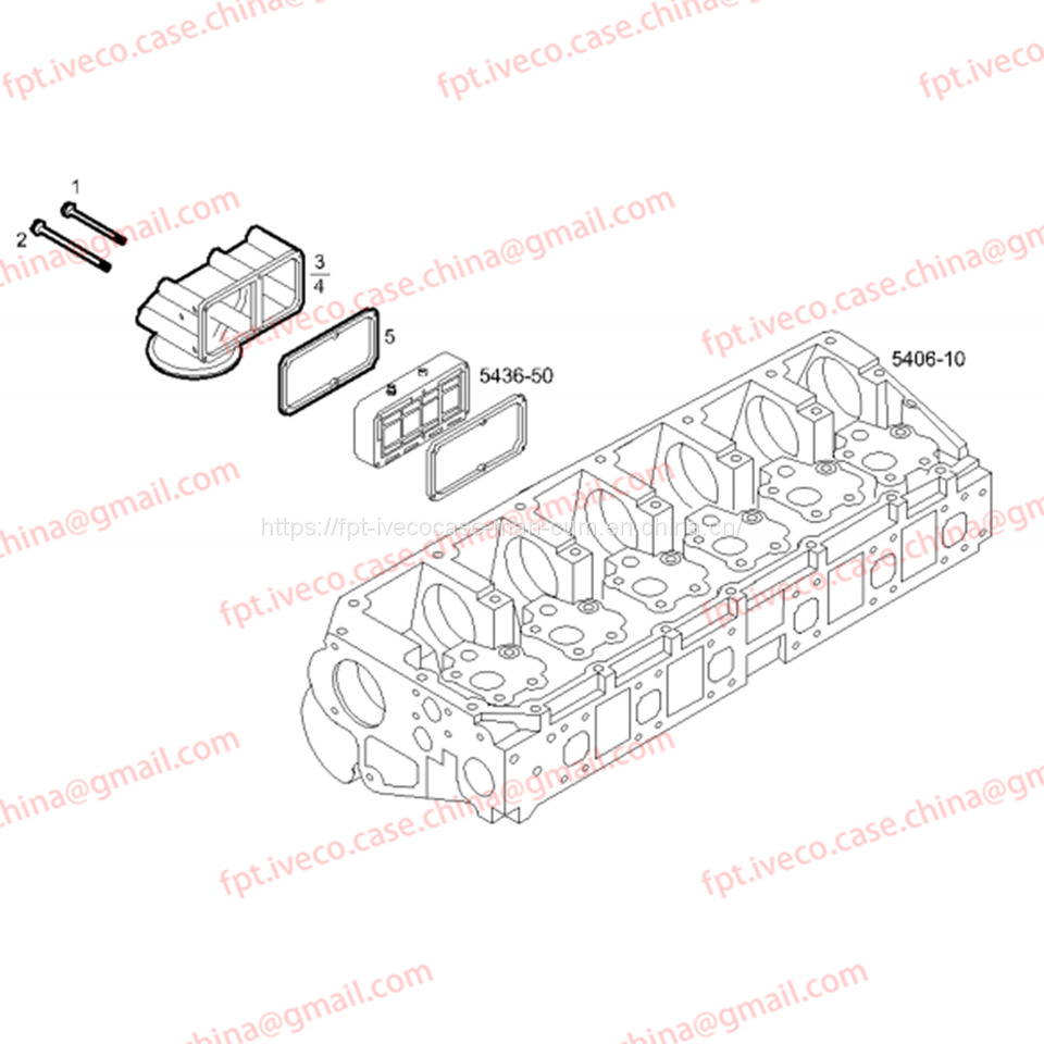 FPT IVECO CASE Cursor9Bus F2CFE612D*J231/F2CFE612A*J098 5802748674 FLAT GASKET ENGINE 504154202 - Прокладка двигателя для Автобусов: фото 4 FPT IVECO CASE Cursor9Bus F2CFE612D*J231/F2CFE612A*J098 5802748674 FLAT GASKET ENGINE 504154202 - Прокладка двигателя для Автобусов: фото 4