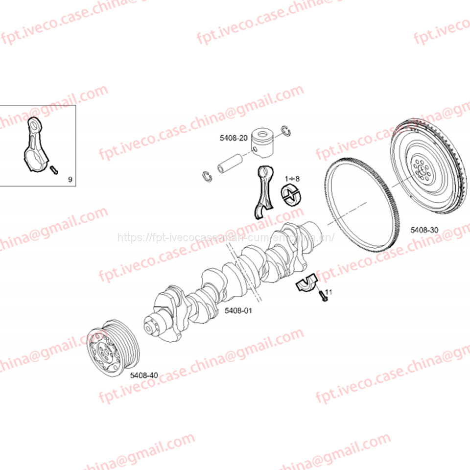FPT IVECO CASE Cursor9Bus F2CFE612D*J231/F2CFE612A*J098 5802748674 connecting rod bearing shell 500054902/ 500054903 - Подшипник двигателя для Автобусов: фото 1 FPT IVECO CASE Cursor9Bus F2CFE612D*J231/F2CFE612A*J098 5802748674 connecting rod bearing shell 500054902/ 500054903 - Подшипник двигателя для Автобусов: фото 1