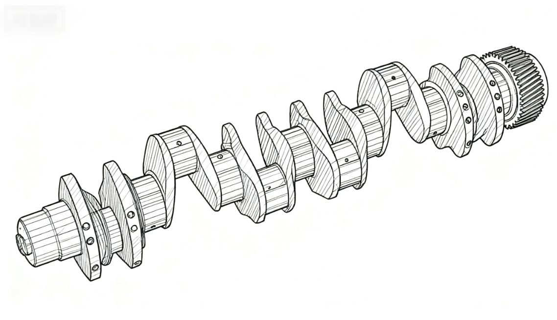 OEM Engine Cursor11 F3GFE613A B001 5801863562/5801690111 crankshaft assy F5801826071 F504370119 - Коленчатый вал для Грузовиков: фото 1 OEM Engine Cursor11 F3GFE613A B001 5801863562/5801690111 crankshaft assy F5801826071 F504370119 - Коленчатый вал для Грузовиков: фото 1