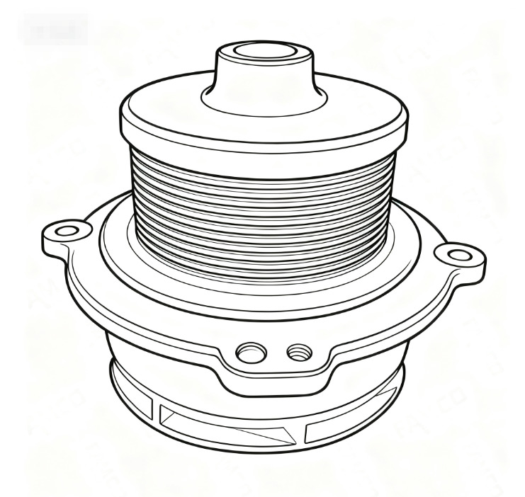 OEM Engine Cursor11 F3GFE613A B001 5801863562 WATER PUMP F5801795031 - Помпа: фото 1 OEM Engine Cursor11 F3GFE613A B001 5801863562 WATER PUMP F5801795031 - Помпа: фото 1