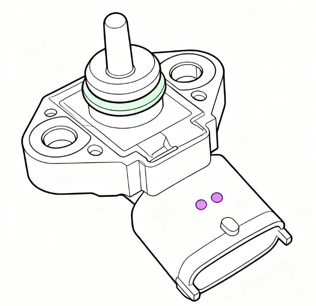 OEM Engine Cursor9 Intake Pressure Sensor F4890193 F0281006123 F0281002420 - Сенсор: фото 1 OEM Engine Cursor9 Intake Pressure Sensor F4890193 F0281006123 F0281002420 - Сенсор: фото 1