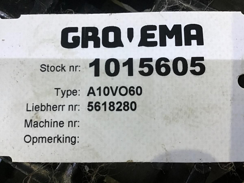 Liebherr A10VO60 - Гидравлический мотор: фото 1 Liebherr A10VO60 - Гидравлический мотор: фото 1