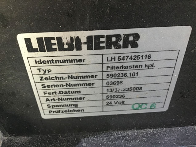 Воздушный фильтр Liebherr Air Filter: фото 13
