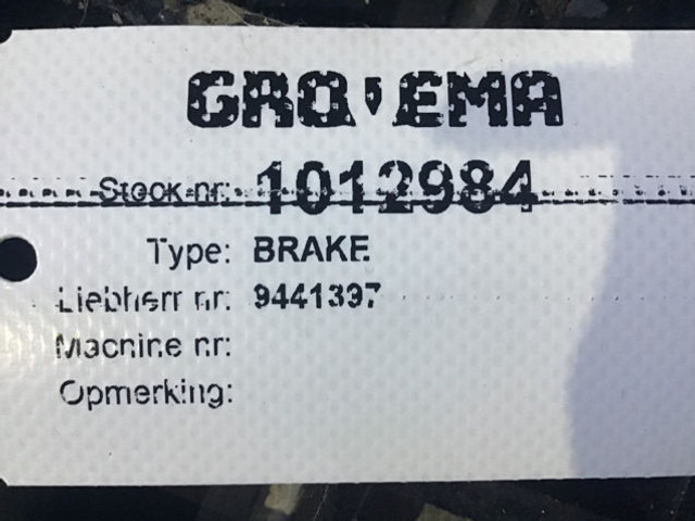 Liebherr Brake - Тормозной диск: фото 5 Liebherr Brake - Тормозной диск: фото 5