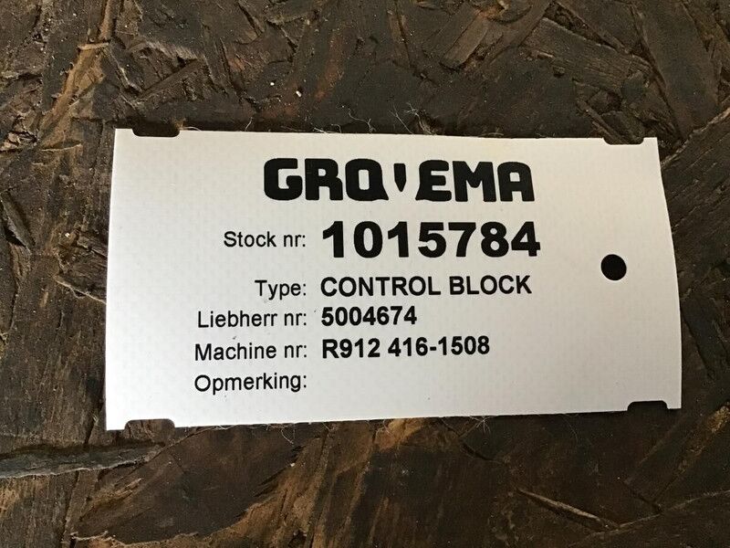 Liebherr Control Block - Гидравлика: фото 2 Liebherr Control Block - Гидравлика: фото 2
