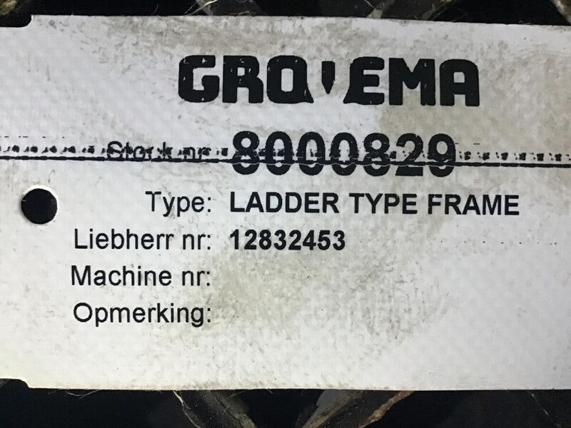 Liebherr Ladder Type Frame - Кабина и интерьер: фото 2 Liebherr Ladder Type Frame - Кабина и интерьер: фото 2
