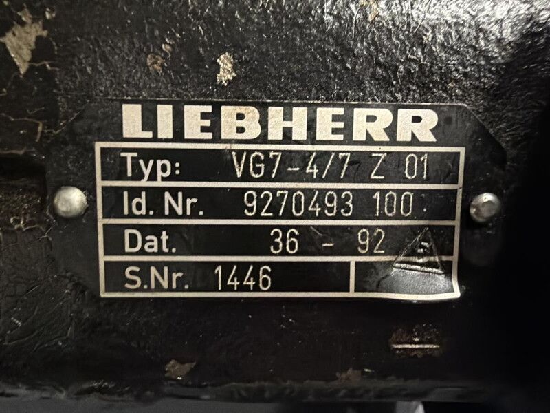 Liebherr Pilot Control Unit - Гидравлика: фото 3 Liebherr Pilot Control Unit - Гидравлика: фото 3