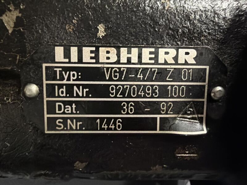 Liebherr Pilot Control Unit - Гидравлика: фото 3 Liebherr Pilot Control Unit - Гидравлика: фото 3