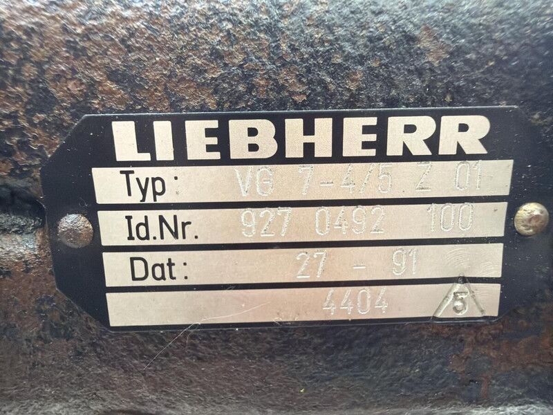 Liebherr Pilot Control Unit - Гидравлика: фото 3 Liebherr Pilot Control Unit - Гидравлика: фото 3