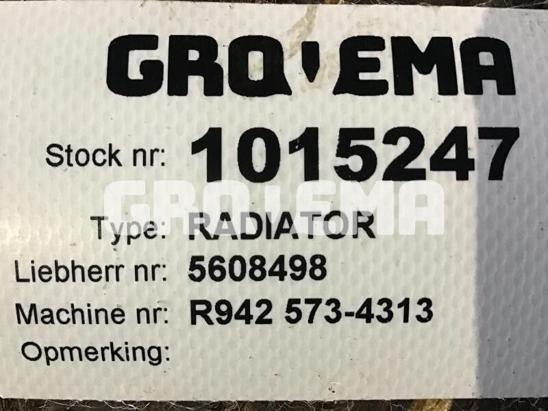 Liebherr Radiator - Радиатор: фото 2 Liebherr Radiator - Радиатор: фото 2