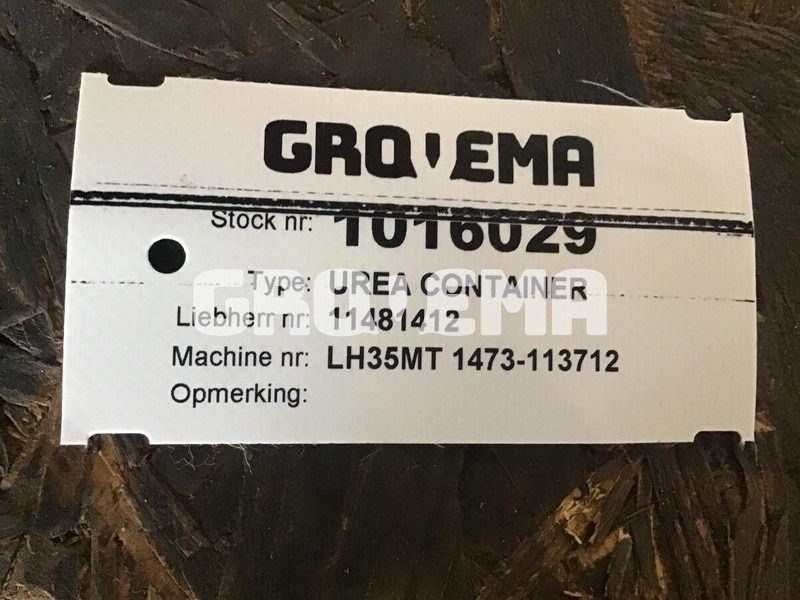 Liebherr Urea Container - Глушитель/ Выхлопная система: фото 3 Liebherr Urea Container - Глушитель/ Выхлопная система: фото 3