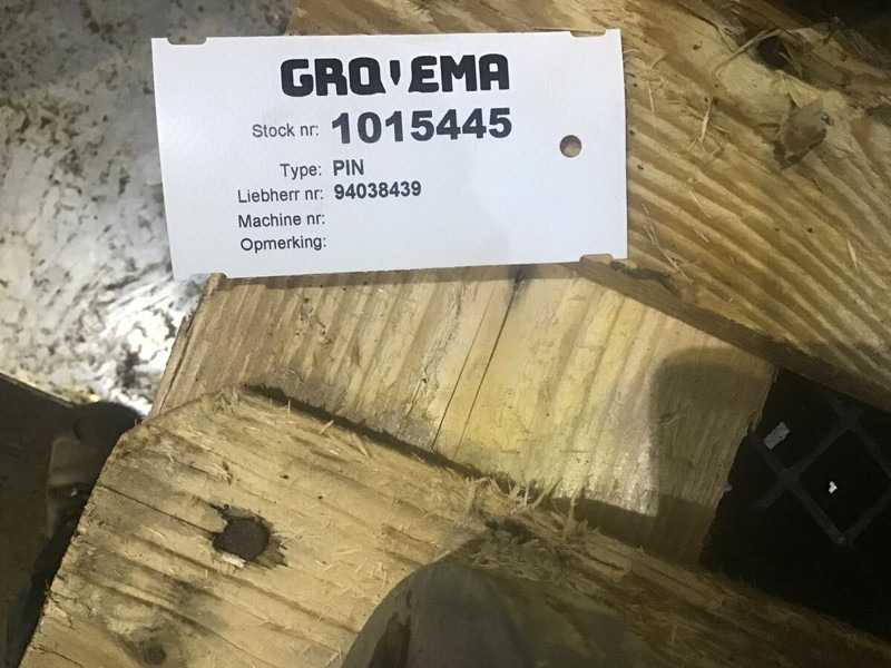 Liebherr Pin - Запчасти: фото 1 Liebherr Pin - Запчасти: фото 1