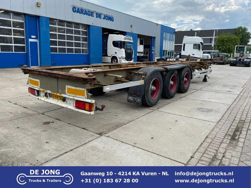Pacton 40 FT Container Chassis / BPW + DISC - Полуприцеп-контейнеровоз/ Сменный кузов: фото 1 Pacton 40 FT Container Chassis / BPW + DISC - Полуприцеп-контейнеровоз/ Сменный кузов: фото 1