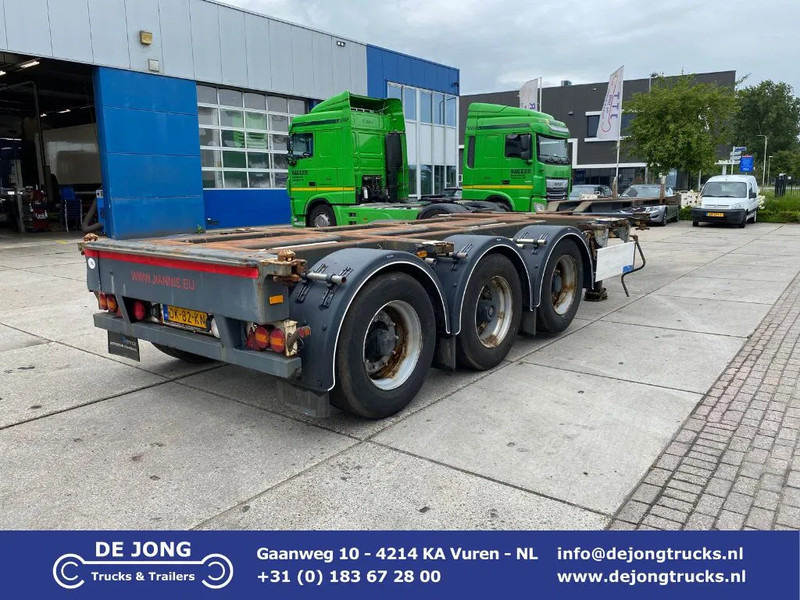 Pacton TXC 343 Multi / 3x Extendable / 1x Lift Axle - Полуприцеп-контейнеровоз/ Сменный кузов: фото 1 Pacton TXC 343 Multi / 3x Extendable / 1x Lift Axle - Полуприцеп-контейнеровоз/ Сменный кузов: фото 1