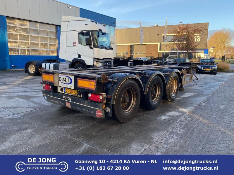 Pacton TXC343 / 2x Extendable / 45FT / 1x Lift Axle - Полуприцеп-контейнеровоз/ Сменный кузов: фото 1 Pacton TXC343 / 2x Extendable / 45FT / 1x Lift Axle - Полуприцеп-контейнеровоз/ Сменный кузов: фото 1