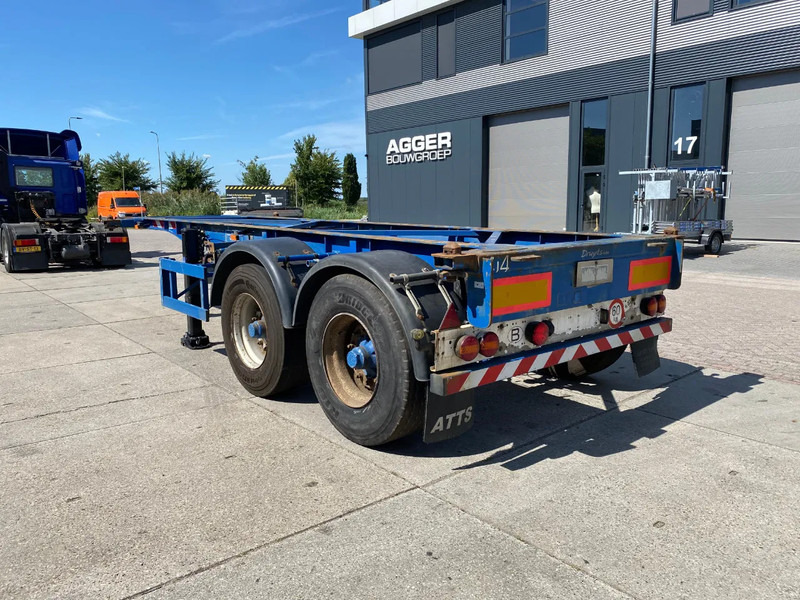 TURBO'S HOET 20 FT Container Chassis / APK t/m 3-2026 / BPW + Drum - Полуприцеп-контейнеровоз/ Сменный кузов: фото 3 TURBO'S HOET 20 FT Container Chassis / APK t/m 3-2026 / BPW + Drum - Полуприцеп-контейнеровоз/ Сменный кузов: фото 3