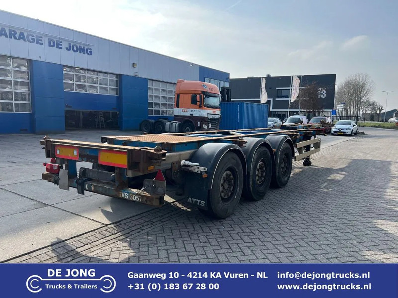 Van Hool 3B0070 / SAF + Disc / 1x Extendable / Lift Axle - Полуприцеп-контейнеровоз/ Сменный кузов: фото 1 Van Hool 3B0070 / SAF + Disc / 1x Extendable / Lift Axle - Полуприцеп-контейнеровоз/ Сменный кузов: фото 1