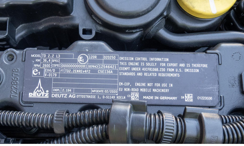 Deutz TCD 2.2 L3 Engine - Двигатель для Строительной техники: фото 5 Deutz TCD 2.2 L3 Engine - Двигатель для Строительной техники: фото 5