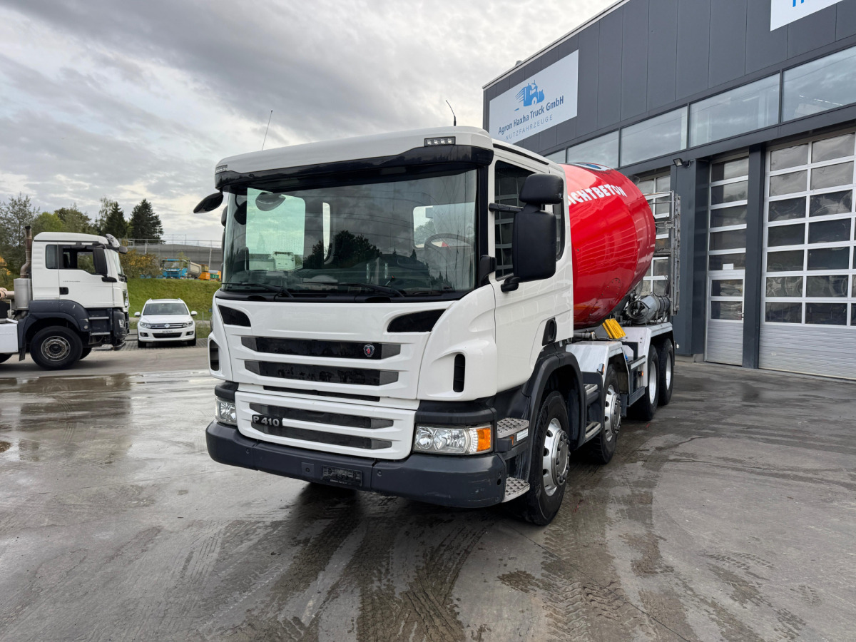 SCANIA P410 8x4 Liebherr 9m3 - Автобетоносмеситель: фото 1 SCANIA P410 8x4 Liebherr 9m3 - Автобетоносмеситель: фото 1