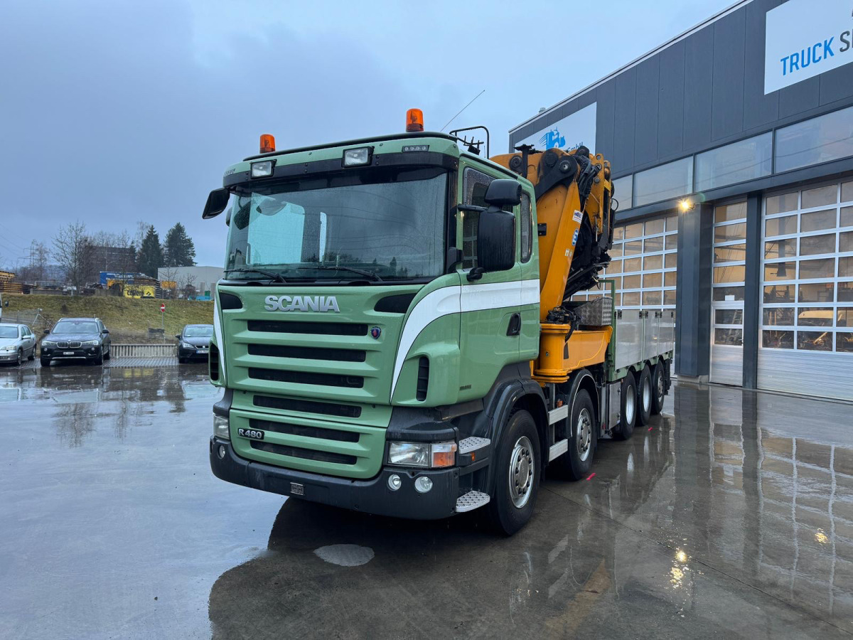 SCANIA R480 10x4 Effer 1355 8+6 - Автоманипулятор: фото 2 SCANIA R480 10x4 Effer 1355 8+6 - Автоманипулятор: фото 2