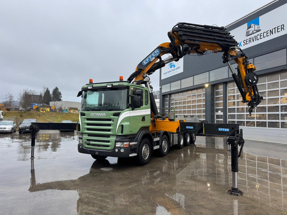 SCANIA R480 10x4 Effer 1355 8+6 - Автоманипулятор: фото 1 SCANIA R480 10x4 Effer 1355 8+6 - Автоманипулятор: фото 1