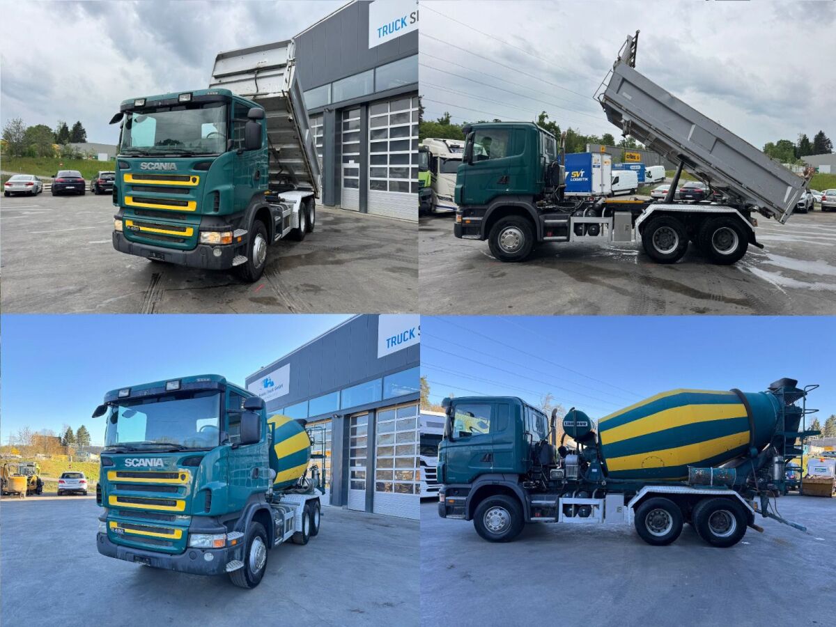SCANIA R480 6x4 SWS KIPPER / Mischer 7m3 - Самосвал: фото 1 SCANIA R480 6x4 SWS KIPPER / Mischer 7m3 - Самосвал: фото 1