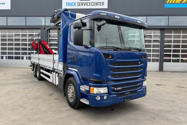 Scania G450 6x2 Hiab 122-4 - Автоманипулятор, Грузовик бортовой/ Платформа: фото 3 Scania G450 6x2 Hiab 122-4 - Автоманипулятор, Грузовик бортовой/ Платформа: фото 3
