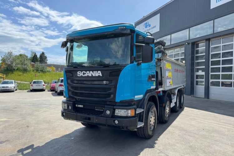 Scania G450 8x4 Abschiebemulde (no tipper) - Самосвал: фото 1 Scania G450 8x4 Abschiebemulde (no tipper) - Самосвал: фото 1
