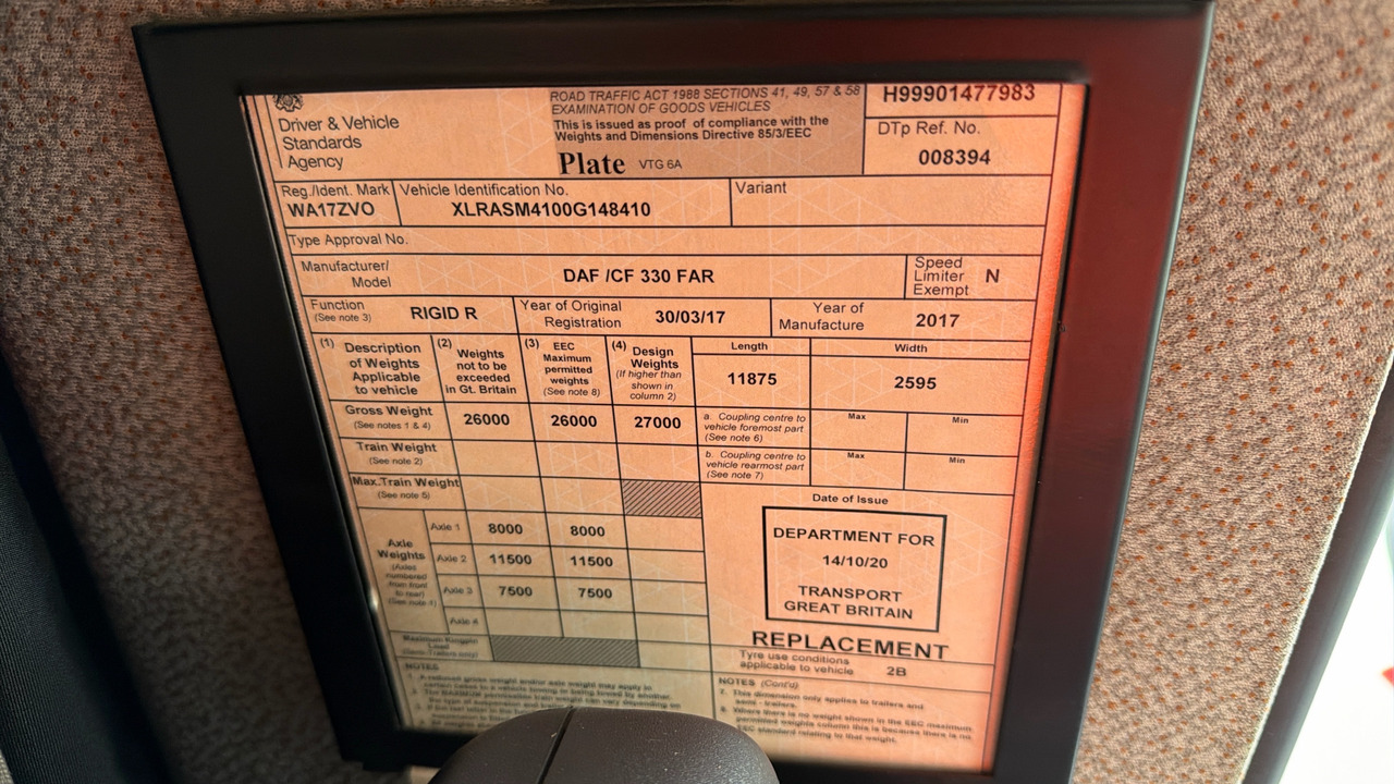 Рефрижератор DAF CF 330: фото 11 Рефрижератор DAF CF 330: фото 11