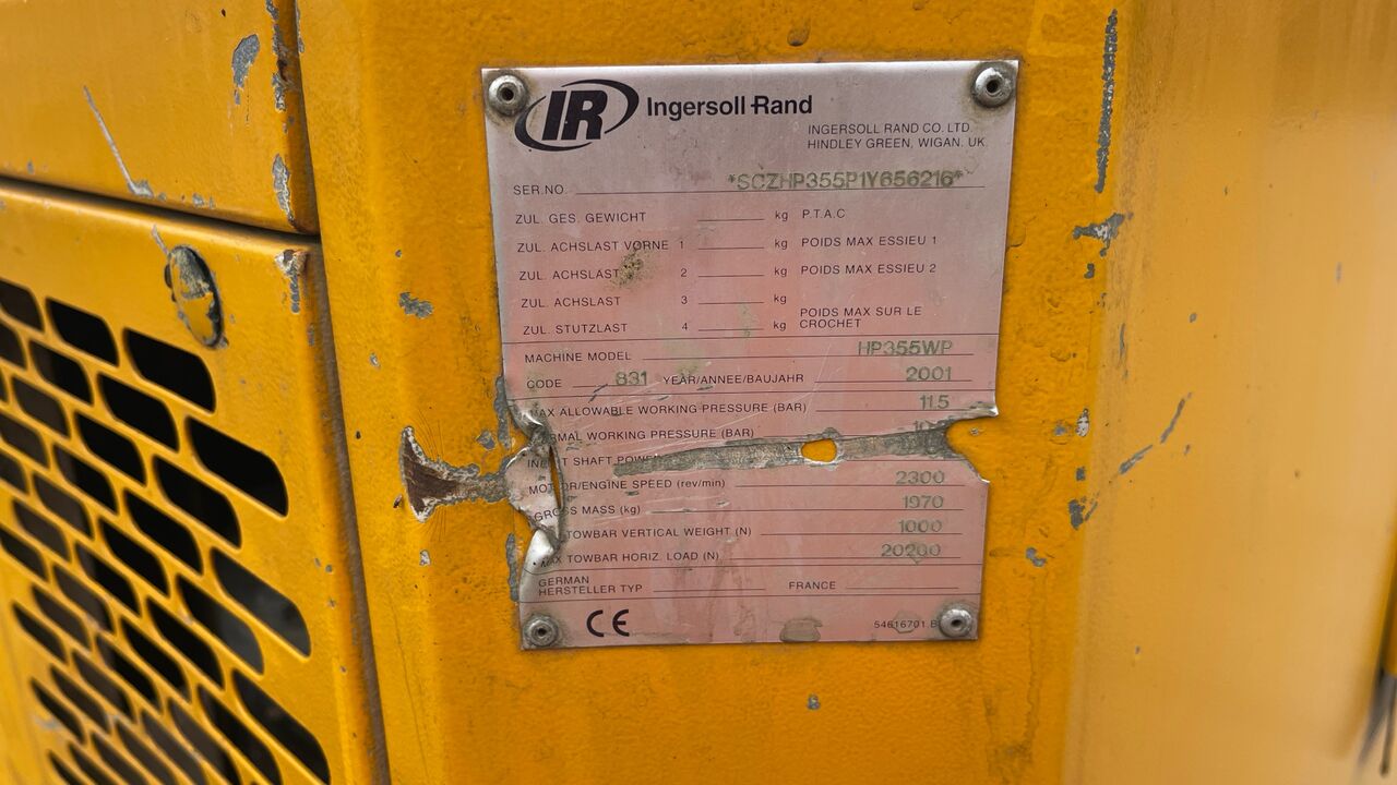 INGERSOLL RAND HP355 - Воздушный компрессор: фото 4 INGERSOLL RAND HP355 - Воздушный компрессор: фото 4