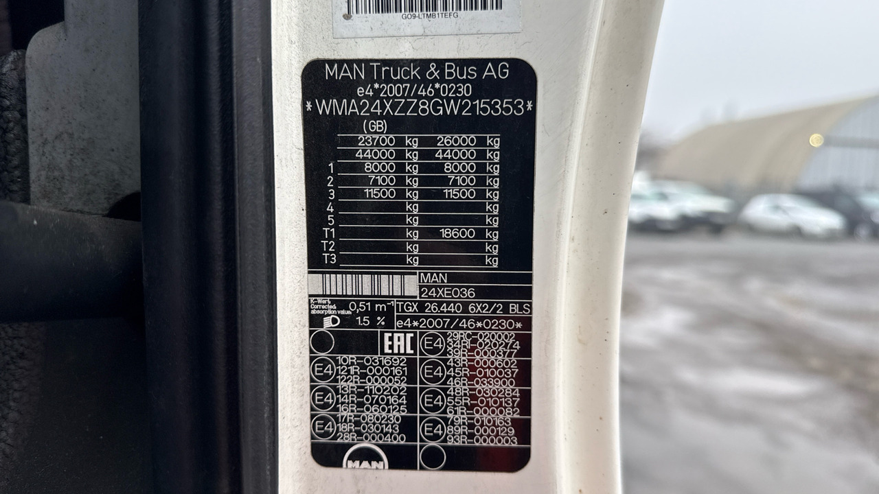 Тягач MAN TGX 26.440: фото 11