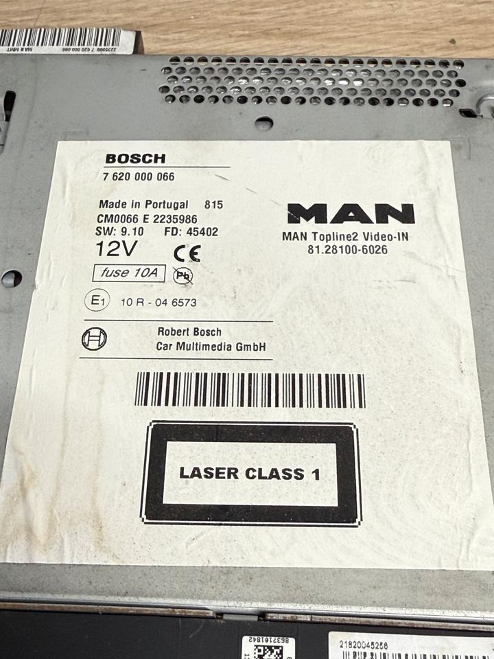 MAN BOSCH Multimedia Radio 81.28100-6026 - Система навигации для Грузовиков: фото 3 MAN BOSCH Multimedia Radio 81.28100-6026 - Система навигации для Грузовиков: фото 3