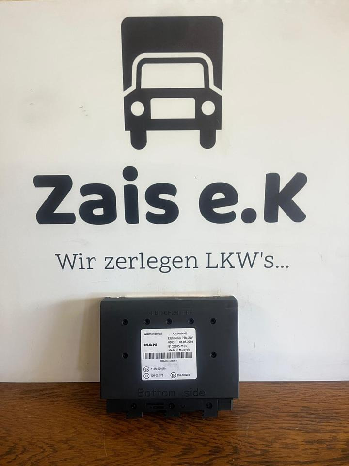 MAN Continental Elektronik PTM Steuergerät 81.25805-7153 - Блок управления для Грузовиков: фото 1 MAN Continental Elektronik PTM Steuergerät 81.25805-7153 - Блок управления для Грузовиков: фото 1