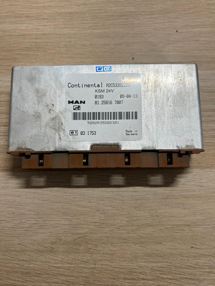 MAN KSM Continental Steuergerät 81.25816.7007 - Блок управления для Грузовиков: фото 2 MAN KSM Continental Steuergerät 81.25816.7007 - Блок управления для Грузовиков: фото 2