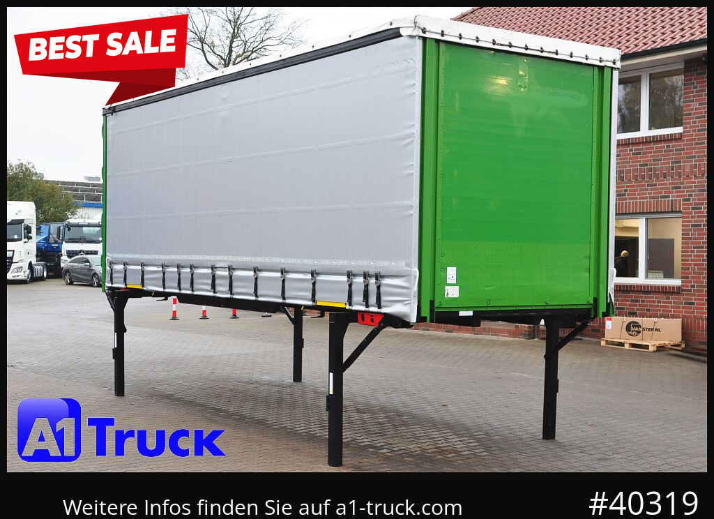 KOEGEL 7.45 BDF Wechselbrücke, neue Plane, Bordwand - Тентованный кузов: фото 1 KOEGEL 7.45 BDF Wechselbrücke, neue Plane, Bordwand - Тентованный кузов: фото 1