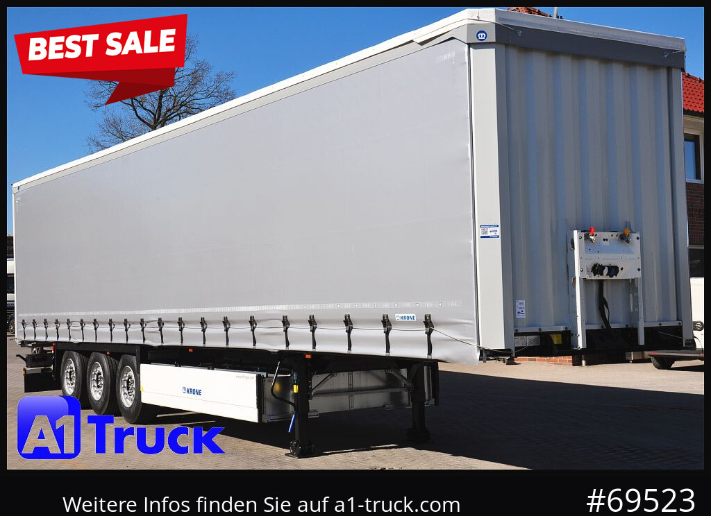 KRONE 5 x SD Tautliner, mit TPMS, NEU, sofort verfügbar, - Тентованный полуприцеп: фото 1 KRONE 5 x SD Tautliner, mit TPMS, NEU, sofort verfügbar, - Тентованный полуприцеп: фото 1
