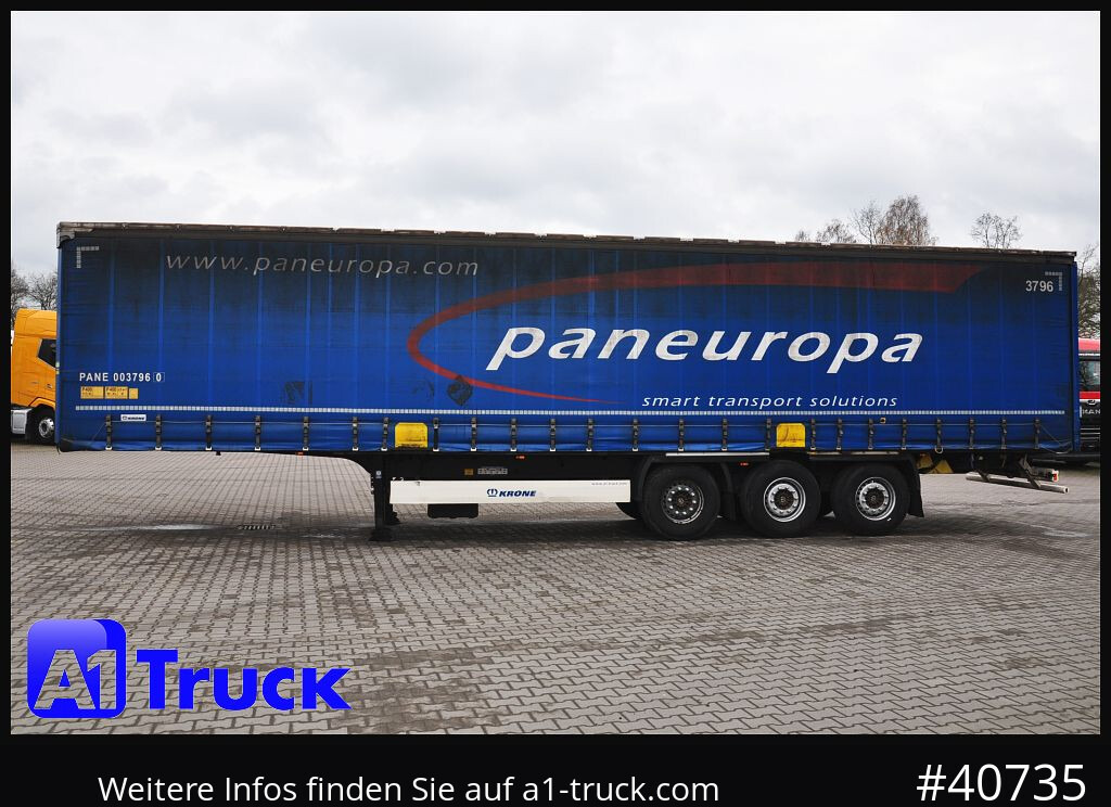 Тентованный полуприцеп KRONE SD Tautliner, Code XL, BPW: фото 12