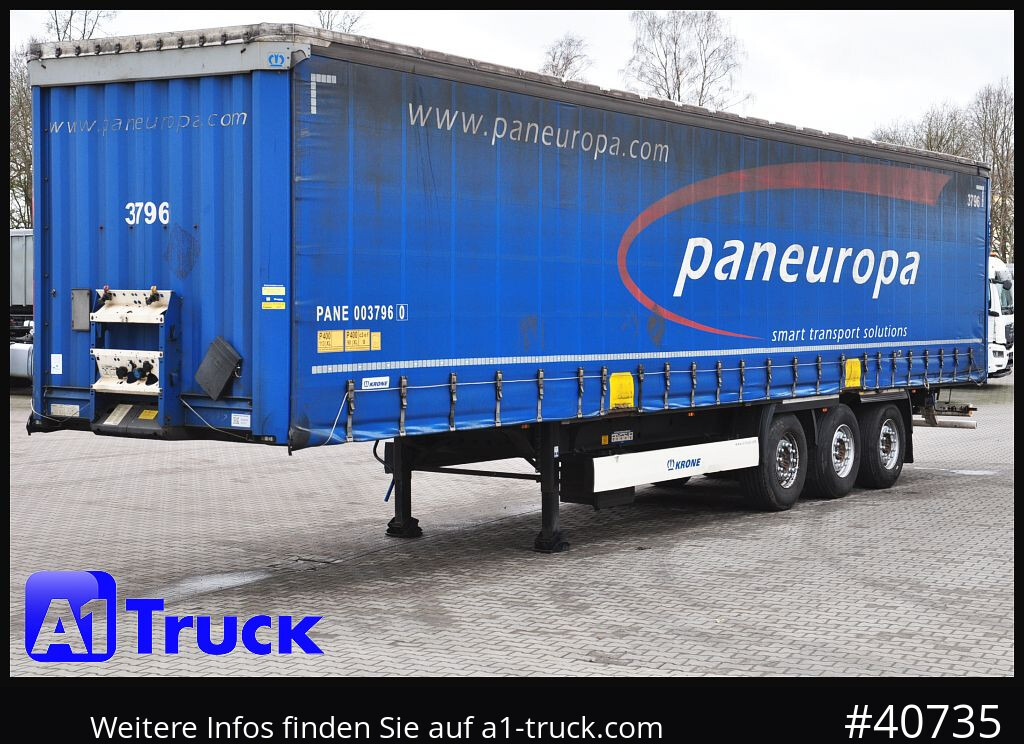 Тентованный полуприцеп KRONE SD Tautliner, Code XL, BPW: фото 13