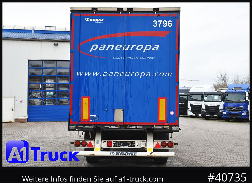 Тентованный полуприцеп KRONE SD Tautliner, Code XL, BPW: фото 10