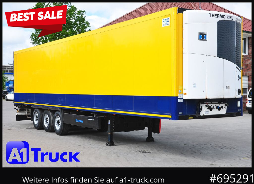 KRONE SD, ThermoKing SLX i 300, Doppelstock, - Полуприцеп-рефрижератор: фото 1 KRONE SD, ThermoKing SLX i 300, Doppelstock, - Полуприцеп-рефрижератор: фото 1