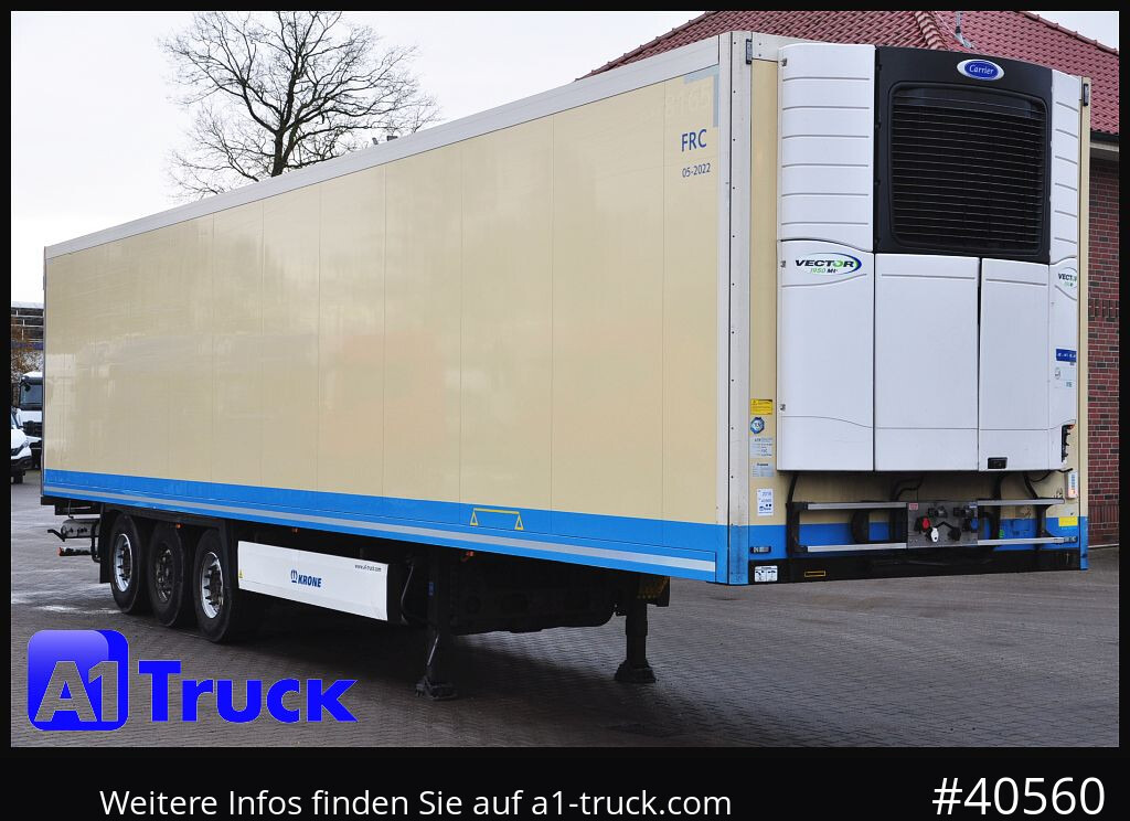 KRONE SDR 27 Carrier 1950 MT, Liftachse, 1 Vorbesitzer - Полуприцеп-рефрижератор: фото 1 KRONE SDR 27 Carrier 1950 MT, Liftachse, 1 Vorbesitzer - Полуприцеп-рефрижератор: фото 1